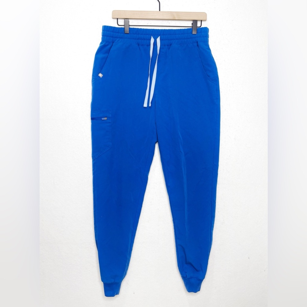 Figs Blue Zamora Scrub Jogger Pants Style W20SW2028T Medium Tall